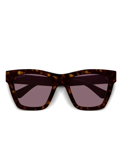 Gucci Cat-eye Gradient Plastic Sunglasses
