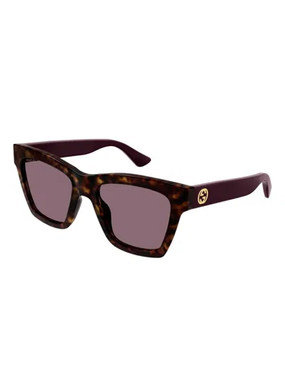 Gucci Cat-eye Gradient Plastic Sunglasses