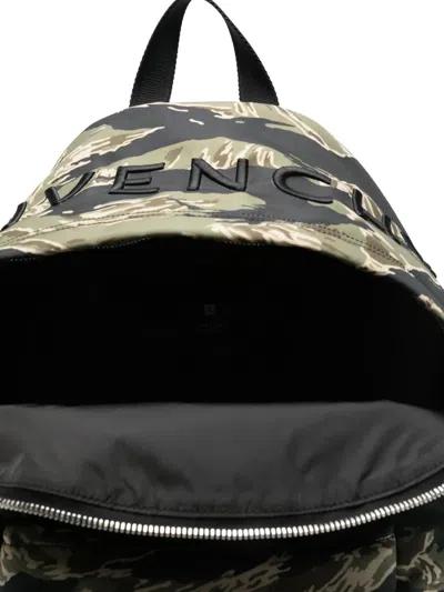 Givenchy Essential U Backpack In Nylon With Camo Print In Multi