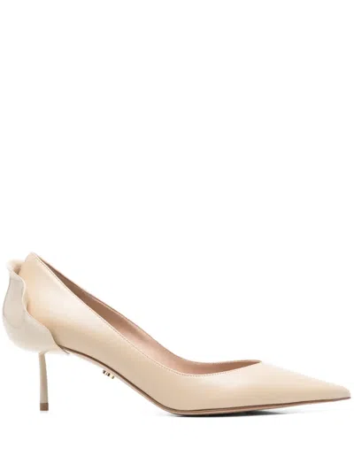 Le Silla 60mm Les Nuances Petalo Pumps In Neutral