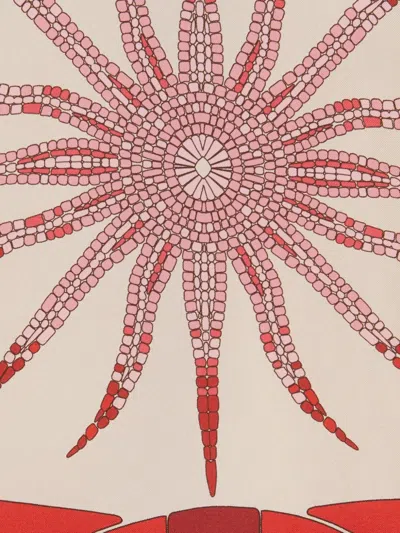 La Doublej La Double J Silk Foulard Shirt With Patternssilhouette In Multi