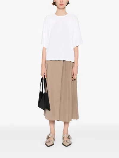 Agnès B. Smocking Details Top