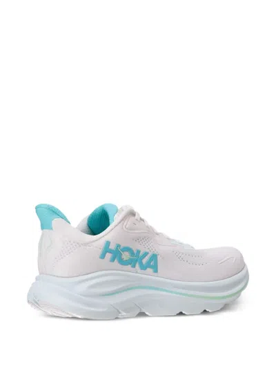 Hoka One One Logo Detailed Lace-up Sneakers In White