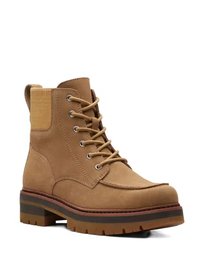 Clarks Orianna Boots In Brown