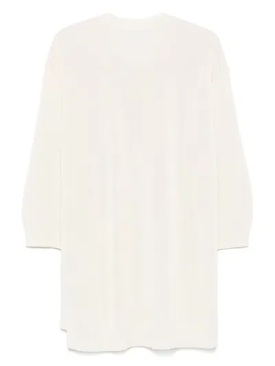 Issey Miyake Buttoned Draped Sweater
