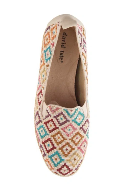 David Tate Sangria Woven Espadrille Flat