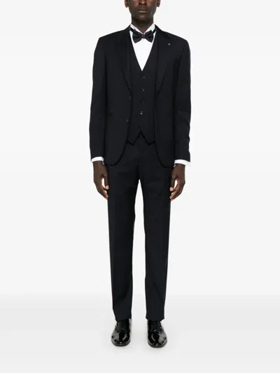 Tagliatore Smoking Mit Fallendem Revers