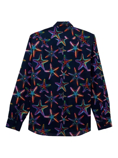 Vilebrequin Cotton Disco Caracal Shirt In Multicoloured