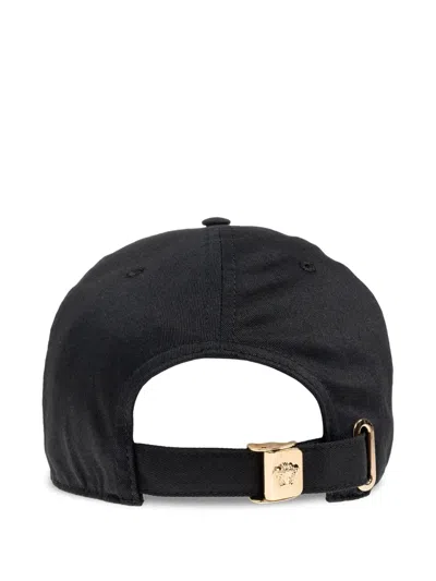 Versace Medusa Patch Baseball Cap In Black