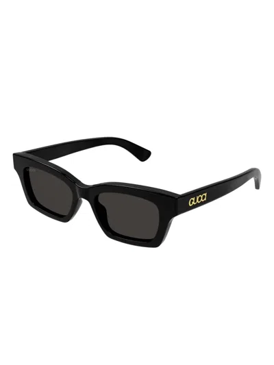 Gucci Logo Rectangular Cat-eye Sunglasses