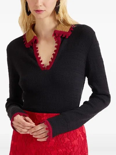 La Doublej La Double J Cotton-cashmere Blend Top