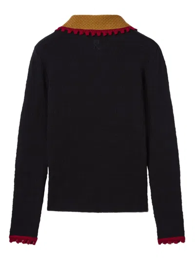 La Doublej La Double J Cotton-cashmere Blend Top