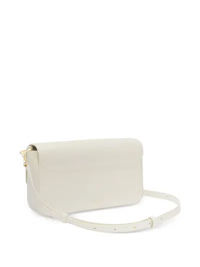 Furla Iride S Crossbody In White