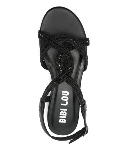 Bibi Lou 25mm Ayla Sandals In Black