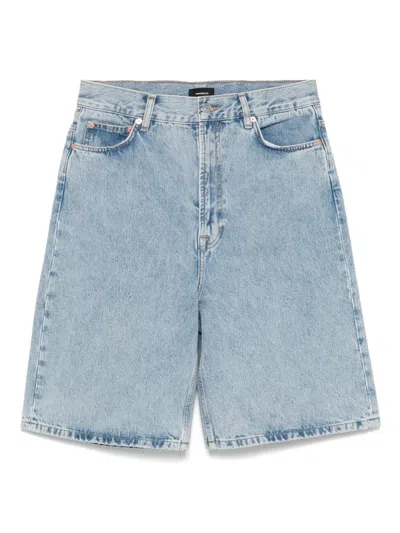 Wardrobe.nyc Low-rise Denim Shorts - Women's - Cotton In Blue