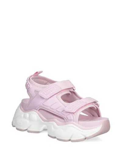 Buffalo Binary Track Sandals In Pink