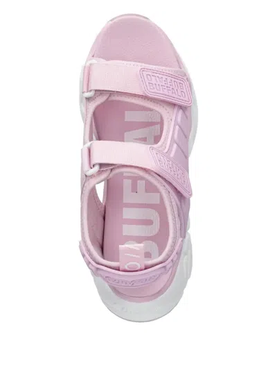 Buffalo Binary Track Sandals In Pink