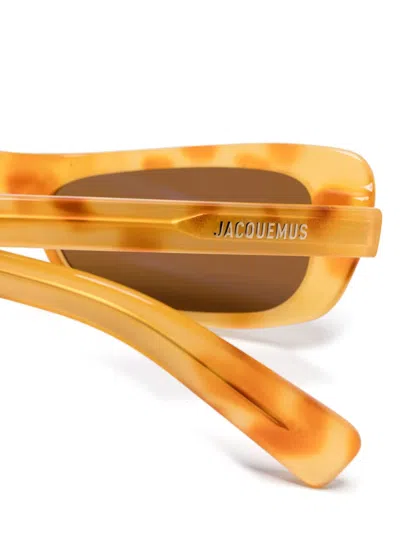 Jacquemus The Capri Sunglasses In Yellow