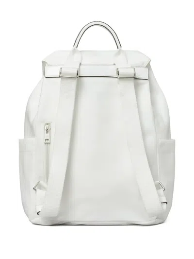 Tory Burch Bucket Bag With Structured Silhouette In White