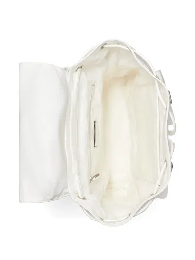 Tory Burch Bucket Bag With Structured Silhouette In White