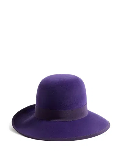 Valentino Vlogo Signature Hat In Lapin Fabric