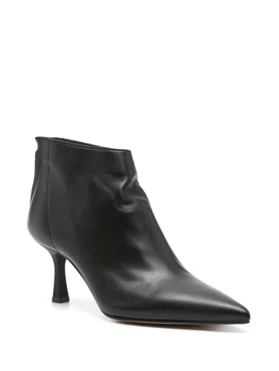 Gisel Moire Elise High Heels Ankle Boots