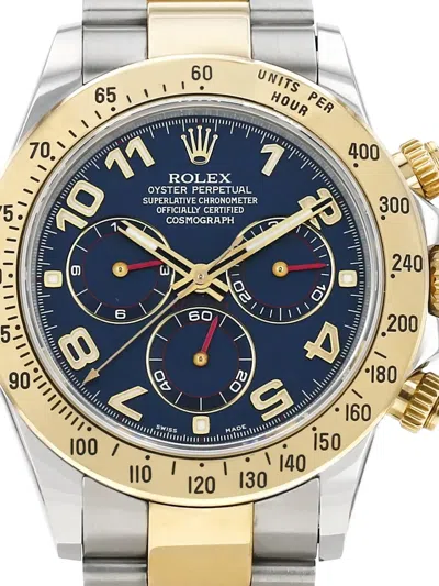 Pre-owned Rolex 2008 Daytona Automatique 40mm In Blue
