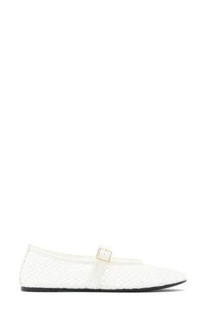 Abound Amari Mesh Ballet Flat In White