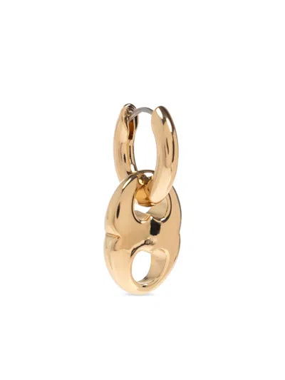 Tory Burch Small Gemini Hoop Earrings In Gold