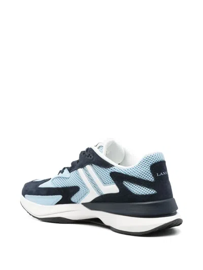Lanvin Round-toe Sneakers In Blue