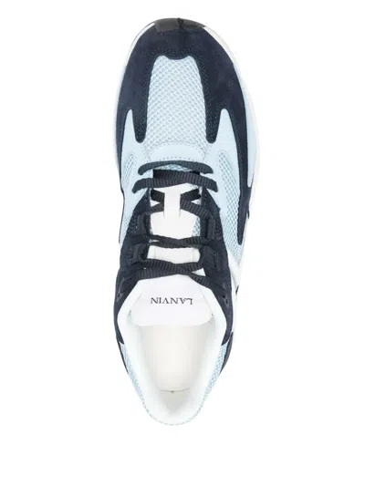 Lanvin Round-toe Sneakers In Blue