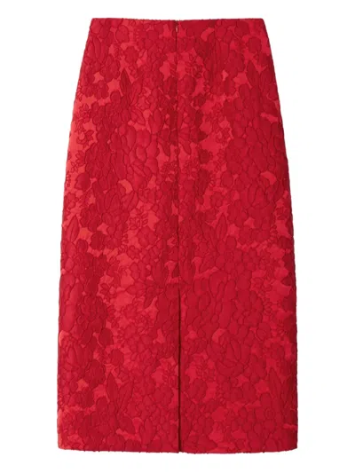 La Doublej Maxirock Mit Blumenmuster