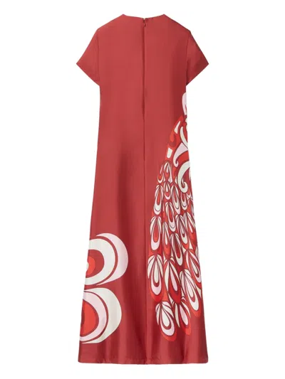 La Doublej Swing Maxi Dress In Red