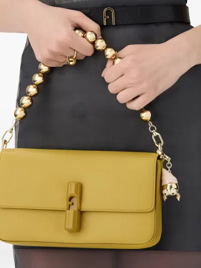Furla Iride Cross Body Bag In Yellow
