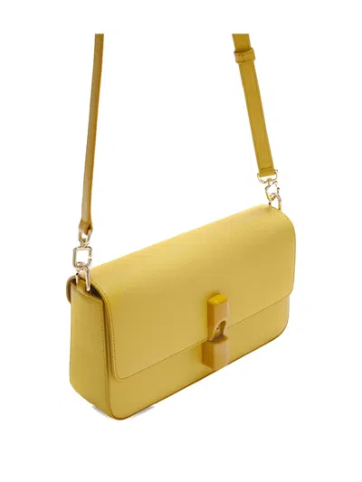 Furla Iride Cross Body Bag In Yellow