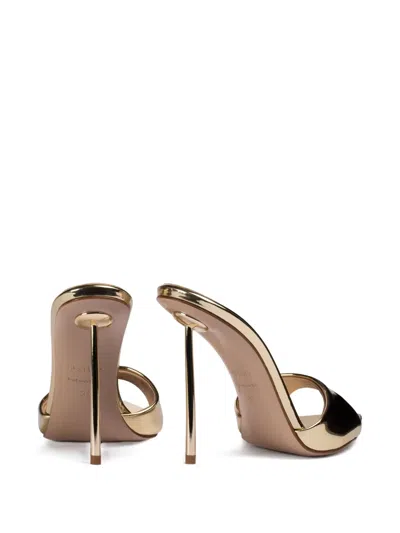 Le Silla Bella Metallic Open-toe Sandals In Gold
