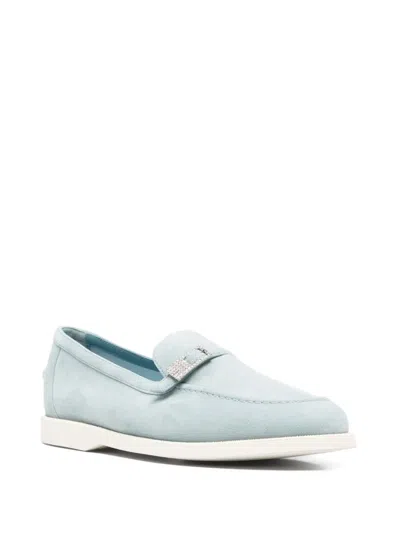 Le Silla Yacht Loafers In Blue