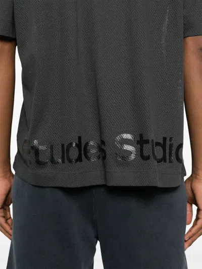 Etudes Studio Mesh T-shirt In Gray