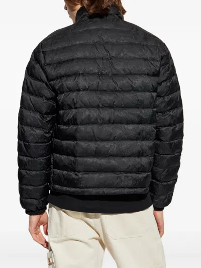 Versace Tailored Jacket With Elasticated Cuffs And Hem In Black