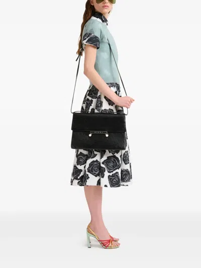 Marni Medium Envelope Bag In Black