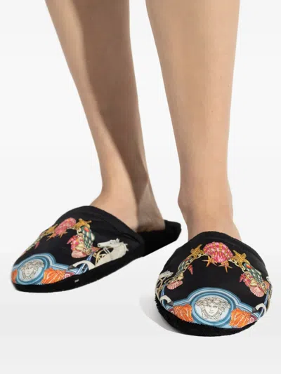 Versace Home Printed Slippers