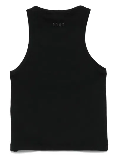 Msgm Sequin-embellished Tank Top