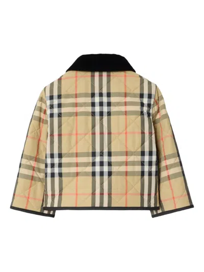 Burberry Check Quilted Jacket