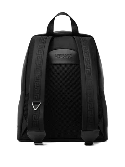 Versace La Medusa Backpack In Black