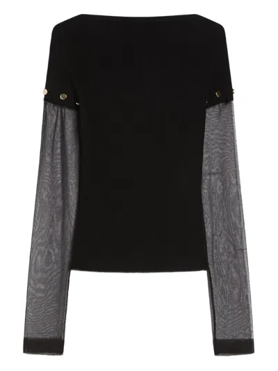 Max Mara Fitted Black Top