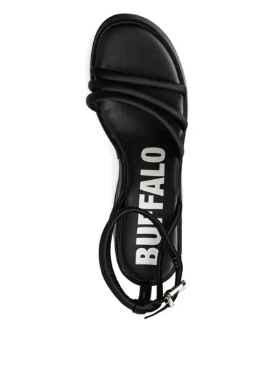 Buffalo Woman Sandals Black Size 7.5 Textile Fibers