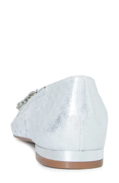 Lauren Lorraine Cool Embellished Pointed Toe Flat