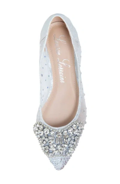 Lauren Lorraine Cool Embellished Pointed Toe Flat