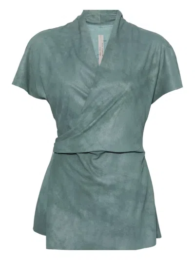 Rick Owens Oberteil Aus Leder