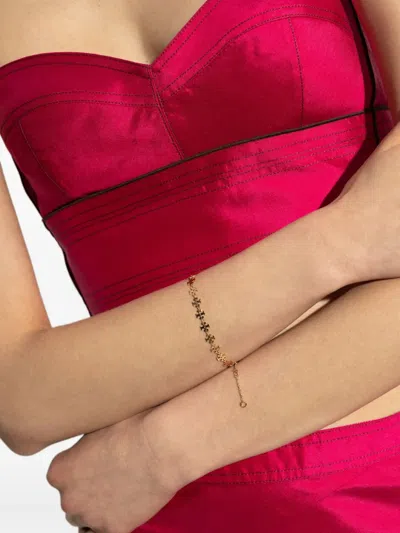 Tory Burch Womens Kira 18ct Yellow Gold-plated Brass Bracelet Tory Gold